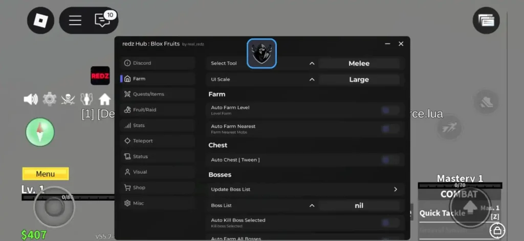 Redz Hub Script Blox Fruits