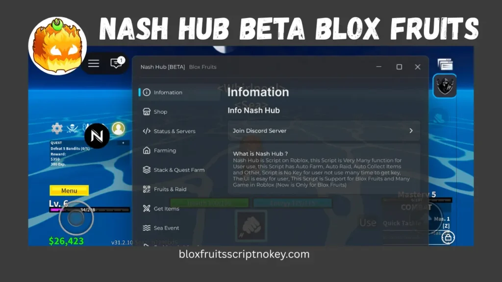 Nash Hub Beta Blox Fruits