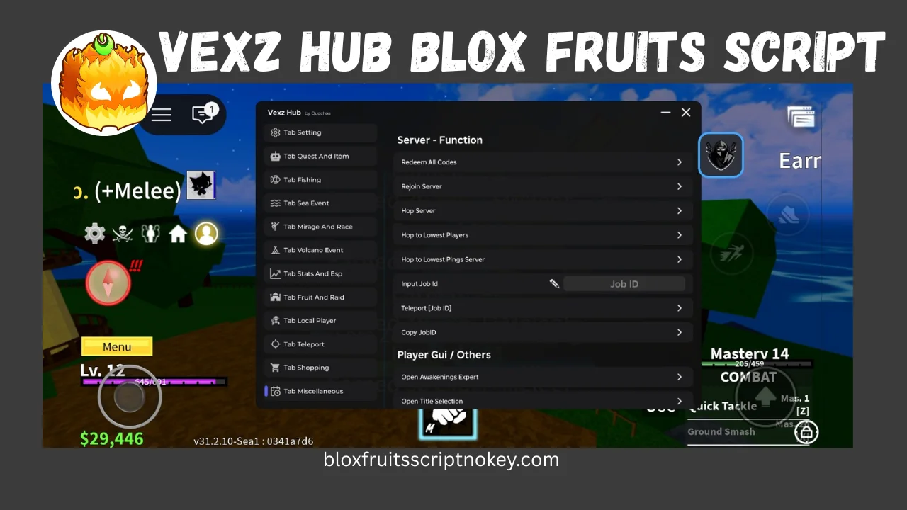 Vexz Hub blox fruits Script